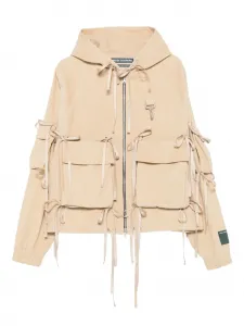 Куртка с капюшоном и деталями в виде ремней Reese Cooper, нейтральный