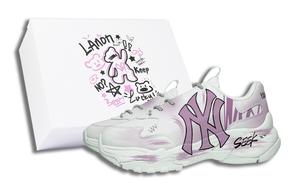 Кроссовки MLB Big Ball Chunky Chunky Sneakers Unisex Low-top Chalk White, белый