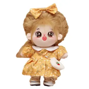 Маленькая милая хлопковая кукла с возможностью смены стиля плюшевая кукла высота 20см Handsome