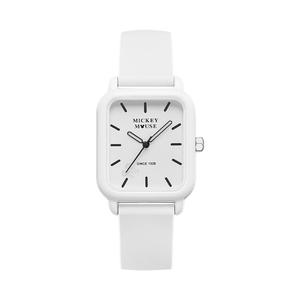 Disney Часы Quartz Movement Silicone Strap Watch Women's Watch White Dial