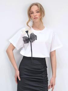 Рубашка Trend Alaçatı Stili, белый