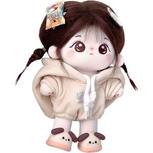 Хлопковая кукла 'Mengmei' плюшевая кукла высотой 20см MENGWAGONGDIAN