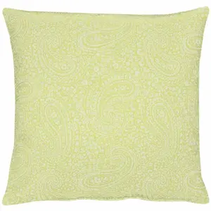 APELT декоративная подушка "7907 Uni Paisley", чехол с наполнителем, 1 шт 48х48 см, зеленый