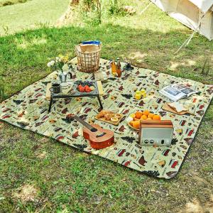 Коврик для пикника Pelliot, оборудование для кемпинга, портативный коврик для сна, износостойкий, водонепроницаемый и влагостойкий напольный коврик, еловый зеленый