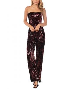 Платье The Population Энди комбинезон Dress The Population, цвет port