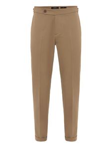 Узкие брюки со складками Antioch Gianluca, цвет mottled brown