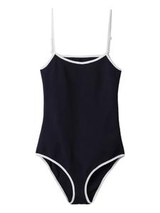 Купальник Miu Miu с открытой спиной, синий