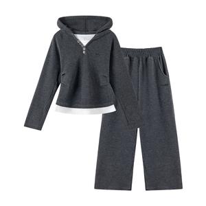 Детская повседневная спортивная одежда Disney, серый