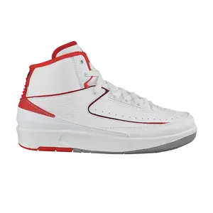Кроссовки Air Jordan 2 Retro BG 'White Varsity', белый
