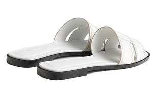 Слипоны женские белые HERMES