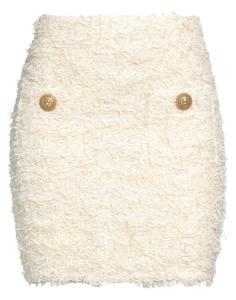 Мини-юбка Balmain, айвори