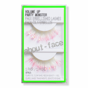 Накладные ресницы Volume Up с декором - Party Monster about-face