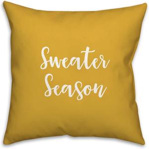 Creative Products Декоративная подушка Mustard Throw пушистая мягкая Yellow