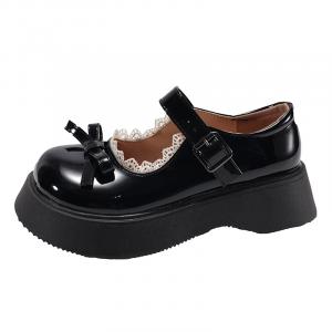 Туфли Мэри Джейн на платформе женские Xingdiman, Black