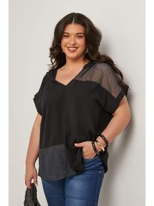 Блузка Curvy Lady, черный