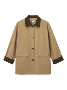 Пальто с вельветовым воротником b+ab, нейтральный