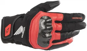 Перчатки Drystar для Honda SMX Z Alpinestars, черный/ярко-красный