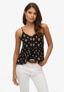 Топ Superdry & Co LADDER TRIM, Decorative Sister Print Black/Black