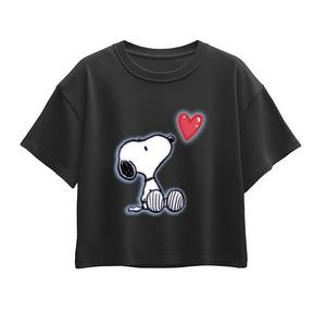 Футболка с сердцем Peanuts Snoopy для девочек 7-16 Licensed Character
