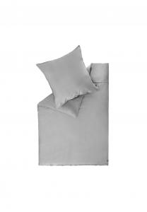 Серый комплект постельного белья plain Swbasic Schöner Wohnen Kollektion
