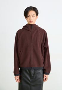 Флисовая куртка Carhartt WIP HOODED HELIX JACKET, Palisander/Black/Brown
