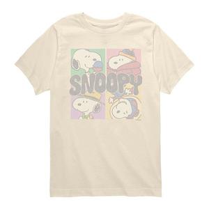 Футболка с принтом Peanuts Snoopy для мальчиков 8-20 Licensed Character, Cream