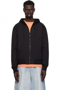 Черная толстовка с капюшоном Krystos MACKAGE