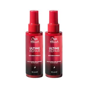 Эфирные масла для ухода за волосами Ultra Repair Miracle No Rinse увлажняющие 95мл/95мл*2 Wella