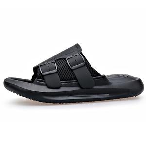 XIAOTOULANG Сандалии-слайдеры из нескользящей ткани с защитой от истирания, мужские, черные