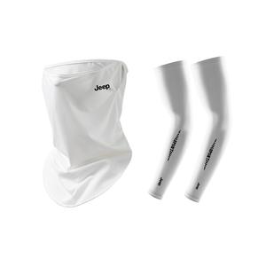 Маска для защиты от солнца из полиамида мужская Jeep, белый