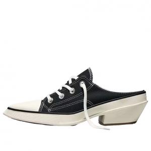 (WMNS) Converse Chuck 70 De Luxe Pointed Mule Heel Platform 'Black'