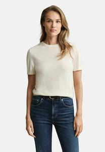 Футболка GANT SHORT SLEEVE CREW NECK, Cream/Beige