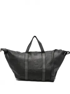 Кожаная сумка-тоут Guidi, черный