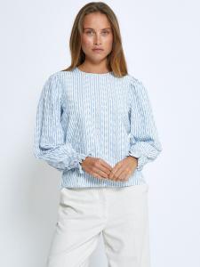 Блуза minus Bessima, светло-синий