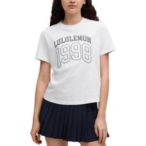 Футболка свободного кроя женская Lululemon, белый