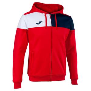 Толстовка Joma Crew V Full Zip, красный