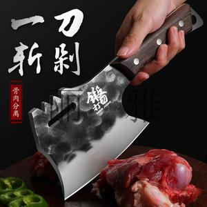 Plys Прямые поставки кованого тесака, бытового костолома, мясницкого ножа, утолщенного тяжелого тесака, топора-ножа, молоткового кованого топора-ножа