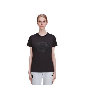 Футболка с логотипом Moncler, черная