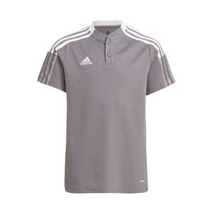 Поло с коротким рукавом adidas Tiro 21, серый