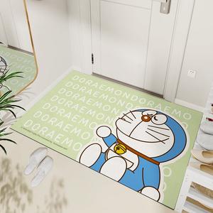 Dajiang Ковер 60х90 см из ПВХ с Doraemon для прихожей, безопасный и нескользящий
