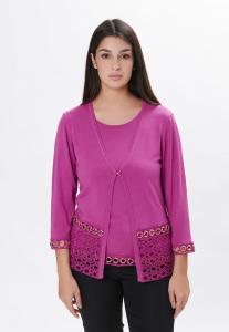 Кардиган EYELETS Maison Form'elle, розовый