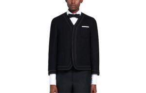 THOM BROWNE Мужской черный деловой костюм, Black