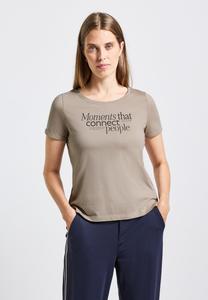 Футболка Street One Print T-shirt, Beige