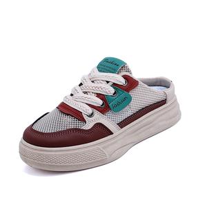 JOHLIN DREAM Женские противоскользящие тапочки с закрытым носком красные, цвет Red