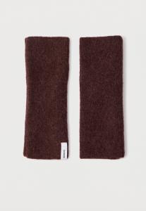 Перчатки Samsøe Samsøe NOR ARM WARMER, Fudge/Dark Purple