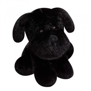 Плюшевая игрушка щенка золотистого ретривера высота 25см/35см Happy Fish, черный