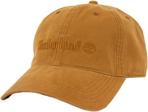 Timberland Soundview мужская бейсболка - хлопковый канвас, регулируемая, легкая и стильная шапка для активного отдыха, Wheat/Flat Logo