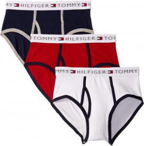 Нижнее белье Tommy Hilfiger для мальчиков, Scarlet/Navy/White (3-Pack)