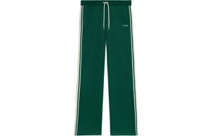 Трикотажные спортивные штаны мужские, бутылочно-зеленые Celine, зеленый