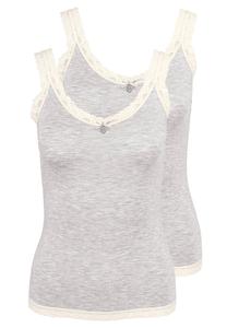 Майка Nina von C. Shirt Kim, слоновая кость